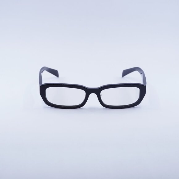 Prada PRB06SF 16K08N Sunglasses Black Rectangle Frame, Clear Lenses - Picture 2 of 10
